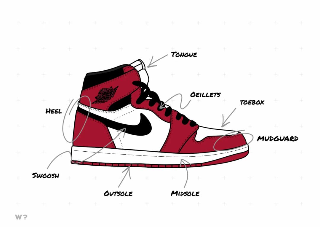 Anatomie Air Jordan 1 