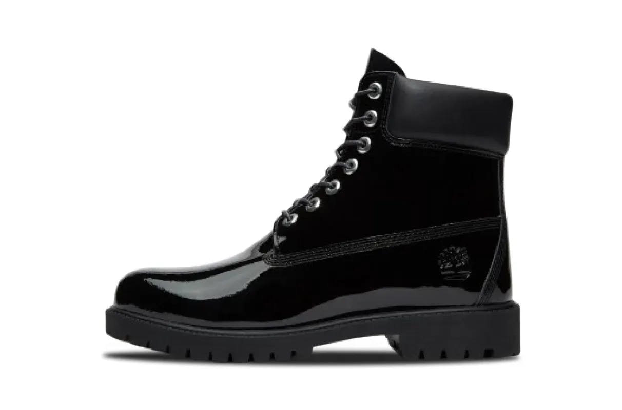 veneda carter timberland 6 lace boot waterproof black patent TB0A6D8ZEL61