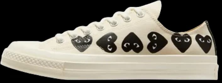 image-comme-des-garcons-play-converse-chuck-70-low-multi-heart-milk-black-a08150c