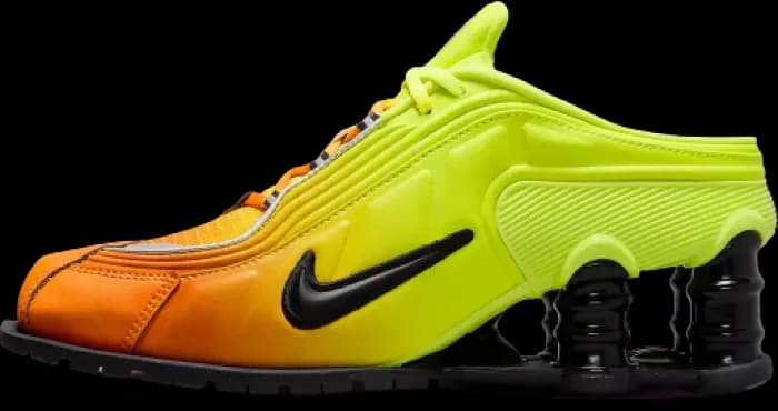 Nike shox r4 femme jaune on sale